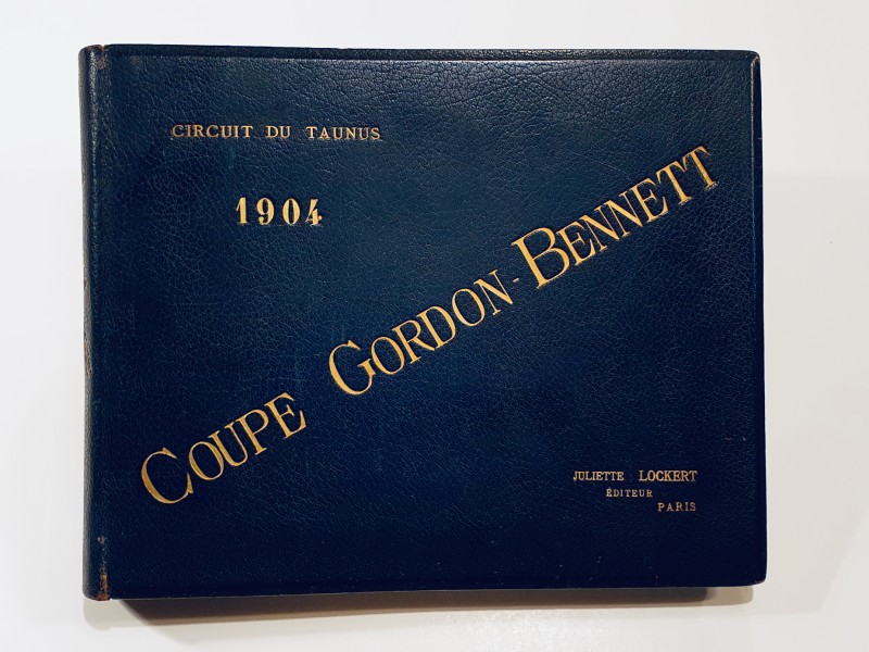 En vente :  GORDON BENNETT  EDITION de LUXE  POUR LA COUPE AU TAUNUS EN ALLEMAGNE  1904